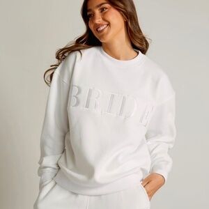 Brand New BRIDE Embroidered Sweatshirt